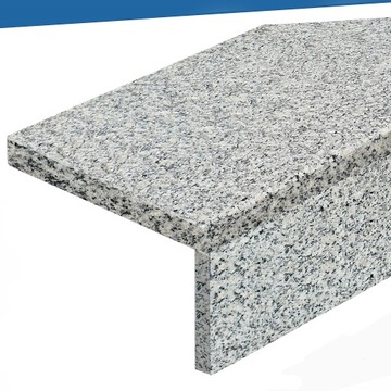 Schody granitowe stopnie płomień G603 1m komplet