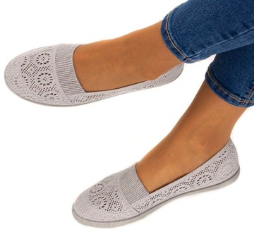 СЕРЫЕ КРУЖЕВНЫЕ БАЛЕТКИ ТЕННИСНЫЕ ТУФЛИ 39