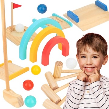 KRYKIET DREWNIANY GRA ZRĘCZNOŚCIOWA SPORTOWA OGRODOWA ZESTAW TOOKY TOY