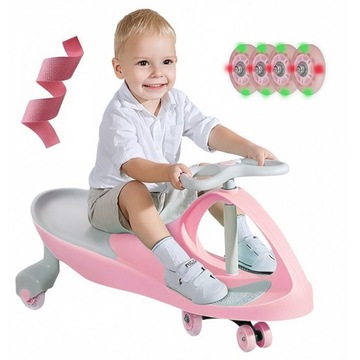 Jeździk Grawitacyjny Dla Dzieci RoyaliTo TWISTER CAR Kółka LED PASEK GRATIS