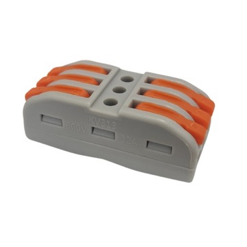 БЫСТРОСОЕДИНИТЕЛЬ SPL3 ПРОХОДНОЙ РАЗЪЕМ 0,08–4,0 ММ2