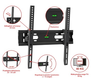 UCHWYT DO TV LCD/LED 23-55