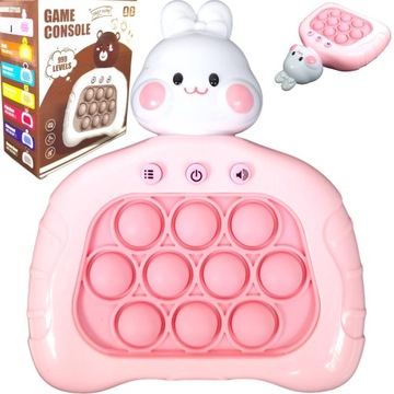 POP IT CONSOLE CUTE BUNNY АНТИСТРЕССОВАЯ ЭЛЕКТРОННАЯ ИГРА 999 УРОВНЕЙ