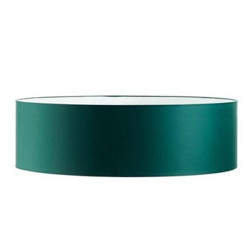 Abażur klosz do lampy stojącej wiszącej plafonu zielony walec E27 60cm