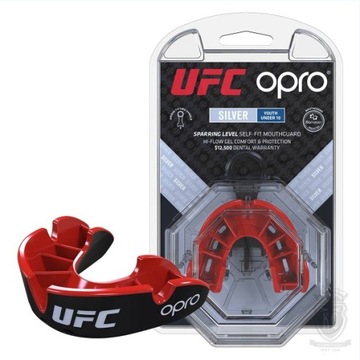 UFC BOXING JAW, OPRO СЕРЕБРЯНЫЙ, ЧЕРНЫЙ + КОРОБКА