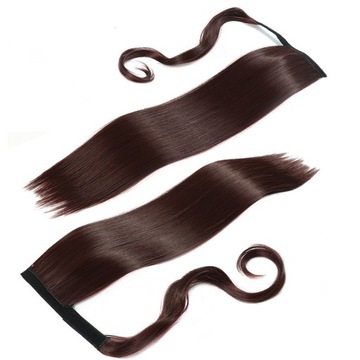 DOCZEPIANY KUCYK kitka 60cm DOPINKA TRESKA jak naturalne KITEK kolor M4/33