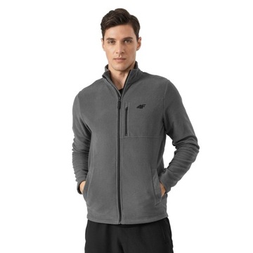 POLAR MĘSKI BLUZA 4F PLM352 SZARY PREMIUM - 3XL