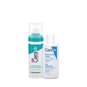 CeraVe Odbudowujące SERUM z retinolem 30ml + Emulsja nawilżająca 88ml