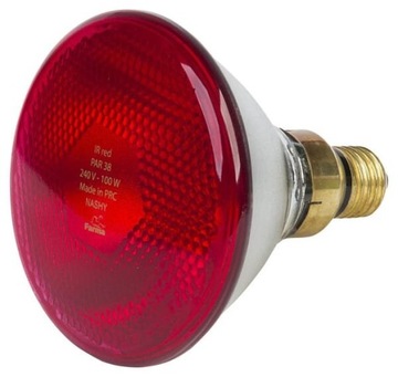 Promiennik PAR 100W czerwony 802007FA