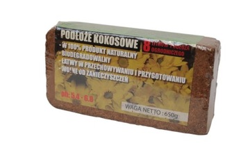 Podłoże kokosowe, brykiet kokosowy 650g x 5 szt