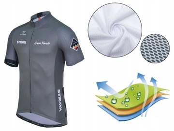 STRAVA ВЕЛОСИПЕДНЫЙ КОСТЮМ ГЕЛЕВЫЕ ШОРТЫ ФУТБОЛКА XL