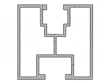 PROFIL MONTAŻOWY KONSTRUKCYJNY Aluminiowy Szyna 40x40 120 cm 1200 mm PV