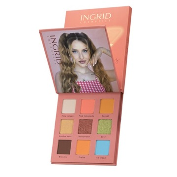 INGRID COSMETICS SUMMER EVENINGS TEAM X PALETA CIENI 9 G