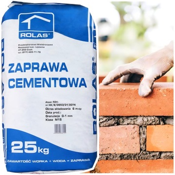 ZAPRAWA CEMENTOWA M-15 25KG ROLAS