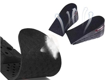 УВЕЛИЧИВАЮЩИЕ СТЕЛКИ ДЛЯ ОБУВИ, АМОРТИЗАЦИЯ, УВЕЛИЧЕНИЕ ВЫСОТЫ 7,5 СМ 35-44