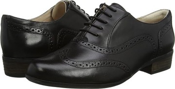 CLARKS PÓŁBUTY DAMSKIE SKÓRZANE CZARNE 41 1ŻDC