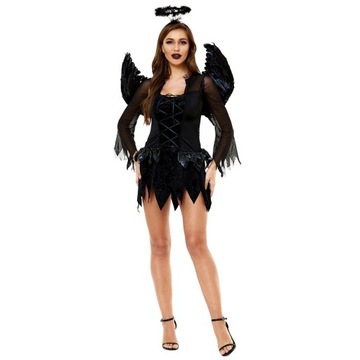 Kostium anioła ze skrzydłami na Halloween cos
