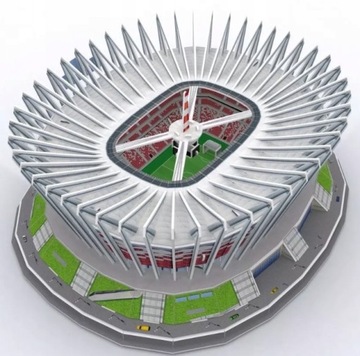 Puzzle 3D Stadion PGE Narodowy 105 elementów CUBICFUN dla dzieci i dorosłyc