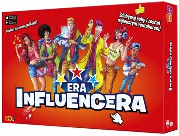 GRA PLANSZOWA ERA INFLUENCERA YOUTUBER IMPREZOWA