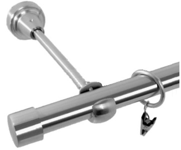 Karnisz pojedynczy Karnisze Metal 180 19 mm