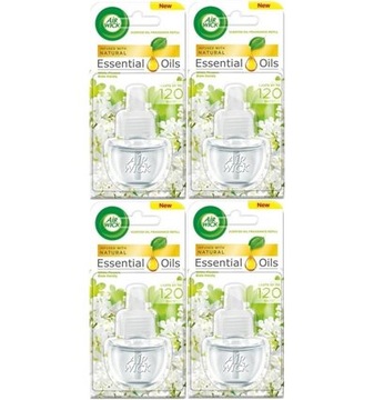Air wick białe kwiaty wkład do odświeżacza 4x19ml