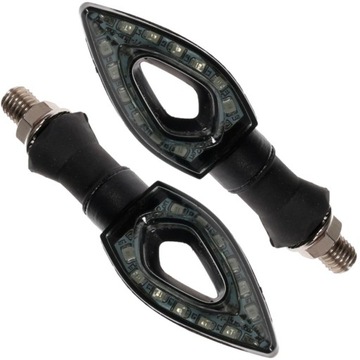 СВЕТОДИОДНЫЕ ПОВОРОТЫ МОТОЦИКЛА 12 светодиодов 2 шт.