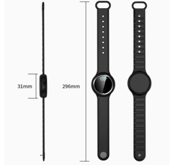 комаров браслет насекомых наручные часы ультразвуковой черный NoBzzz