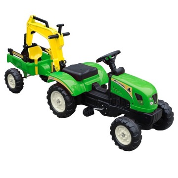 Traktorek dziecięcy Import SUPER-TOYS Zielony