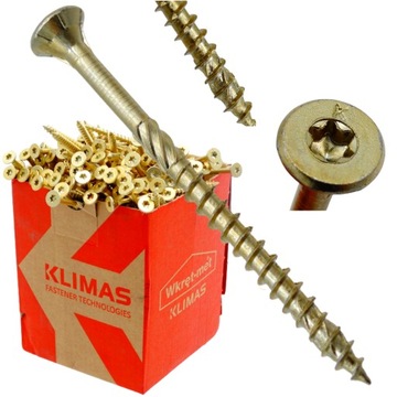 Wkręty do drewna ciesielskie TORX 6x90 100 sztuk