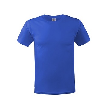 Koszulka Bawełniana Niebieska MOCNE PRZESZYCIA XXL