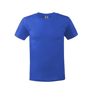 T-Shirt Bawełniany Koszulka Robocza Niebieska r.XL