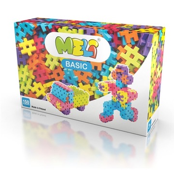 KLOCKI konstrukcyjne WAFLE Meli Basic 150 element