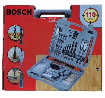 Bosch Большой набор аксессуаров из дерева 110 шт.
