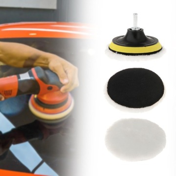 Набор полировальных подушечек для автомобилей, полировальные подушечки для мотоциклов, 4 дюйма