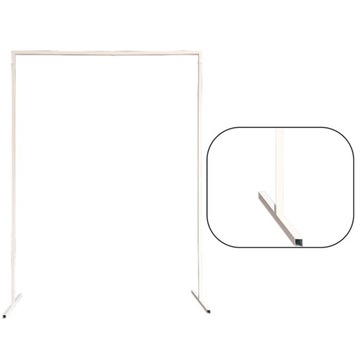 Metal Square Balloon Birthday Party Arch Stand