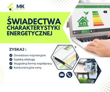 Świadectwo energetyczne mieszkania / domu / lokalu SZYBKO TANIO I RZETELNIE
