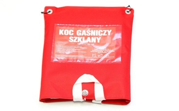 Koc Gaśniczy Szklany Przeciwpożarowy 120 x 180 cm