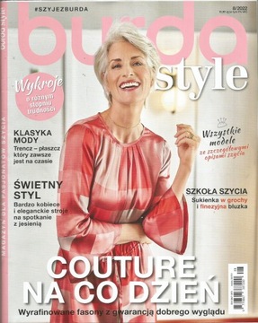 8/2022 BURDA style + wykroje