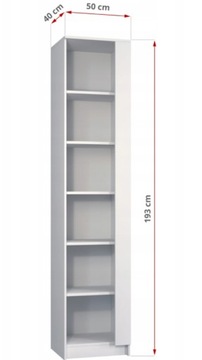 Zestaw mebli 4elementy szafa regał biurko półka
