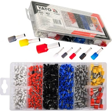 НАБОР КАБЕЛЬНЫХ КЛЕММ И РАЗЪЕМОВ 685 ШТ YATO