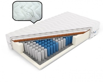 Materac kokos+lateks H2,H3 Nemezis 180x200 Sil