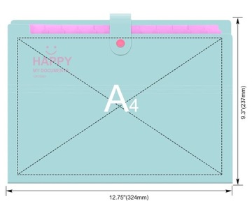 Папка для документов складная с 13 отделениями Biwuar