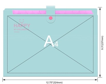 Папка для документов складная с 13 отделениями Biwuar