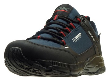 Buty Męskie Trekkingowe DK PREDATOR SoftShell OUTDOOR Sportowe Navy/Red 49