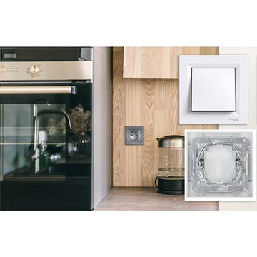 ASFORA Белая кепка в рамке SCHNEIDER