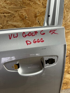 DVEŘE LEVÉ PŘEDNÍ VW GOLF VI 6 LEVÝ