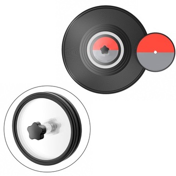 Зажим для чистки виниловых пластинок 116 мм, черный