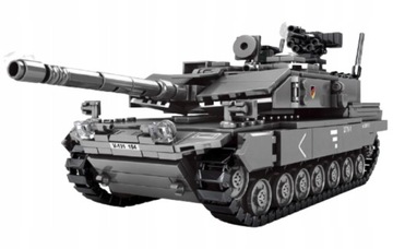 KLOCKI CZOŁG Z ARMATĄ LEOPARD 2A7 898 KLOCKÓW