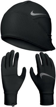 Nike Dri-Fit Hat and Glove Set zestaw dams. r.XS/S