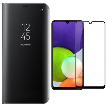 ETUI CLEAR VIEW DO SAMSUNG GALAXY A13 5G +SZKŁO 5D